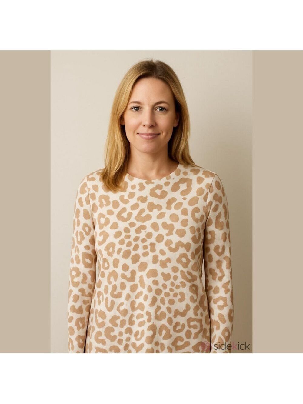 Bom Bom Animal Print Sweater Small - Picture 8 of 8